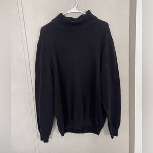 Brooks Brothers Classic Black Turtleneck Sweater